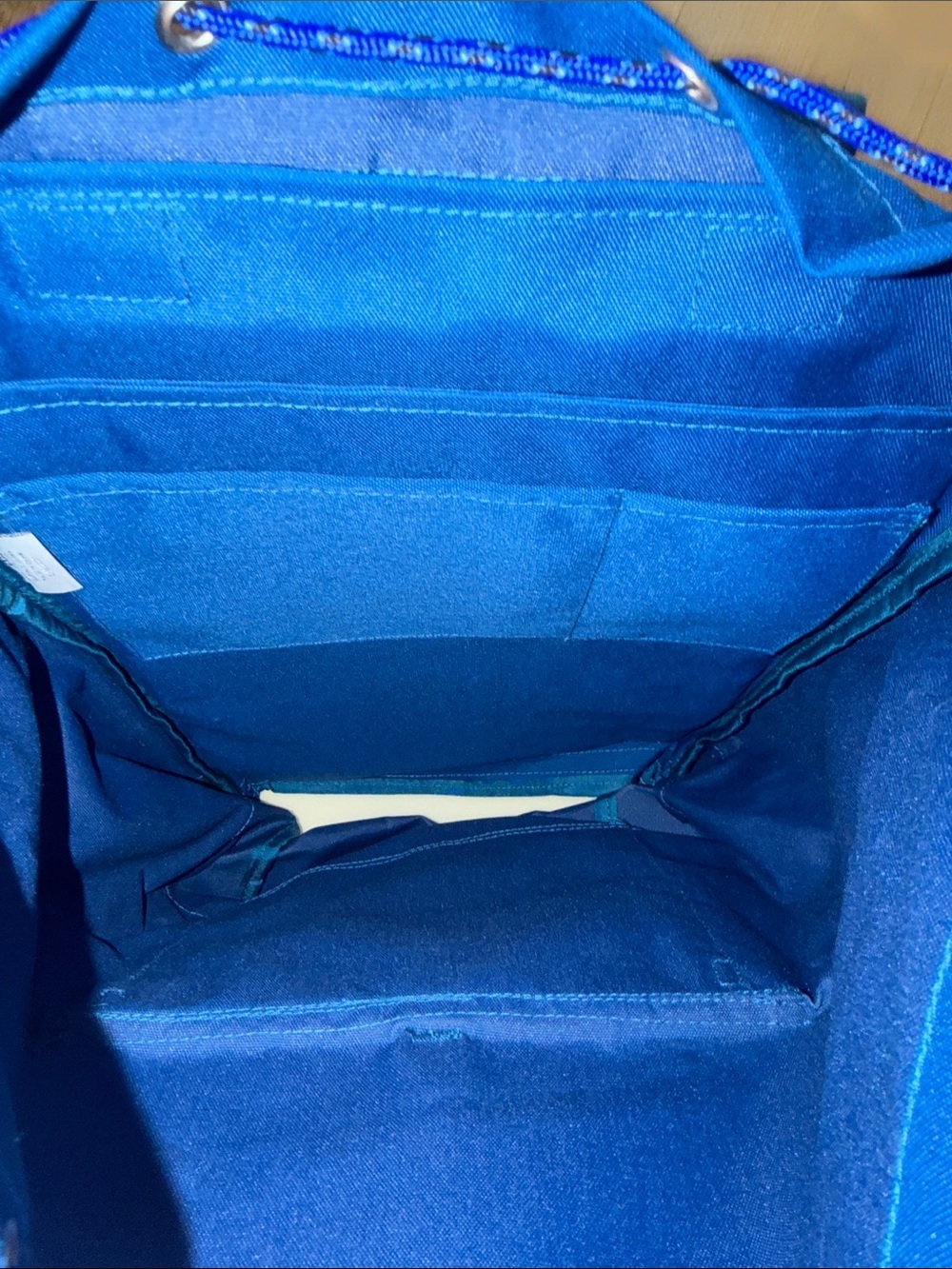 Baggu Blue Drawstring Backpack - Picture 4 of 8